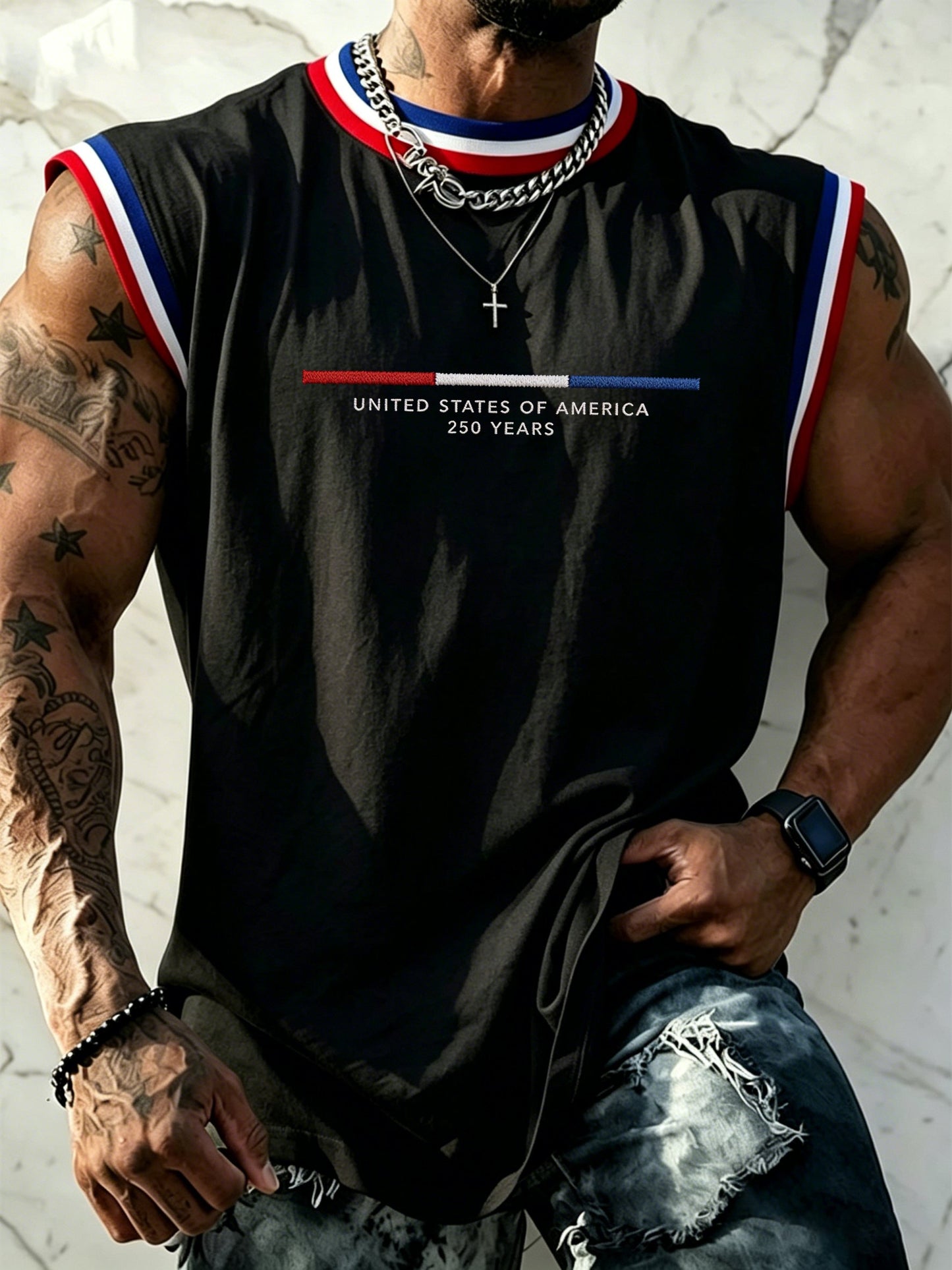 Men'S Casual Printed Vest