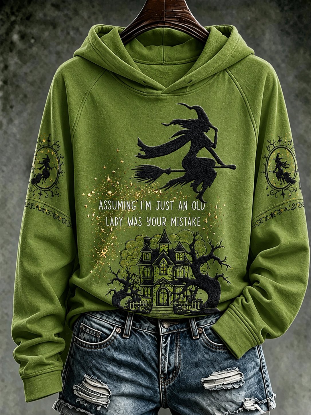 Women's Autumn Halloween Witch Top