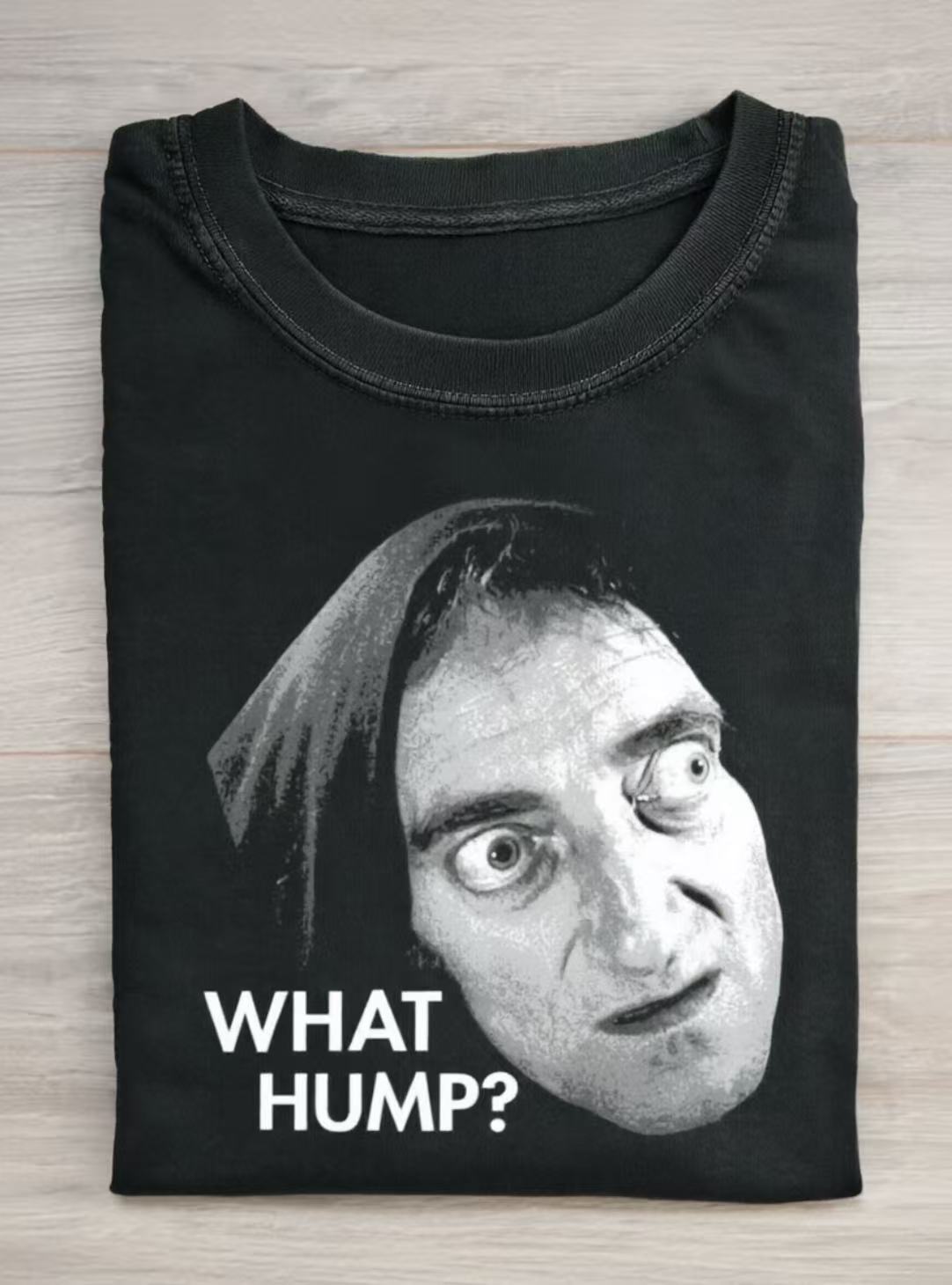 What hump Art Print Cotton Casual Short Sleeve T-shirt