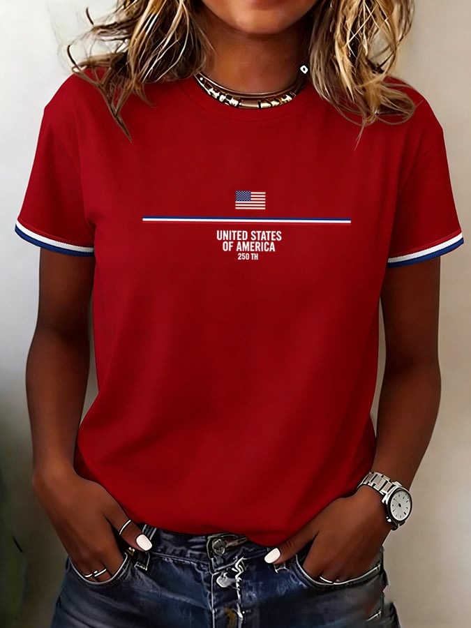 Women's Casual 250th Anniversary Commemorative T-shirt
