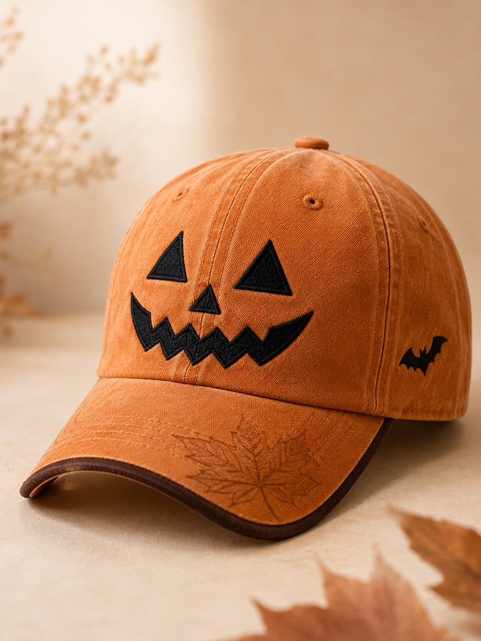 Unisex Halloween-print hat