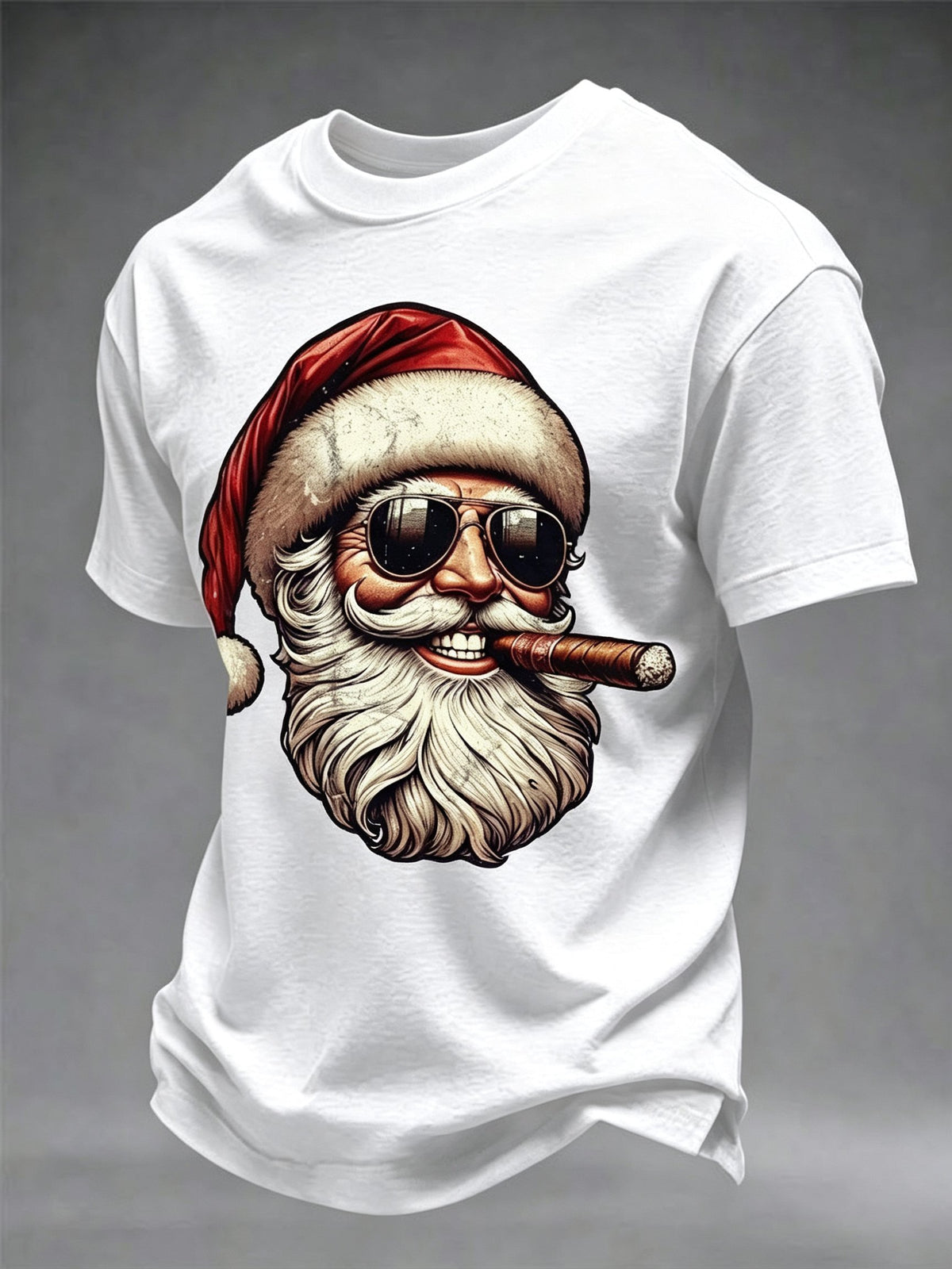 Men's Christmas Printed Casual T-Shirt