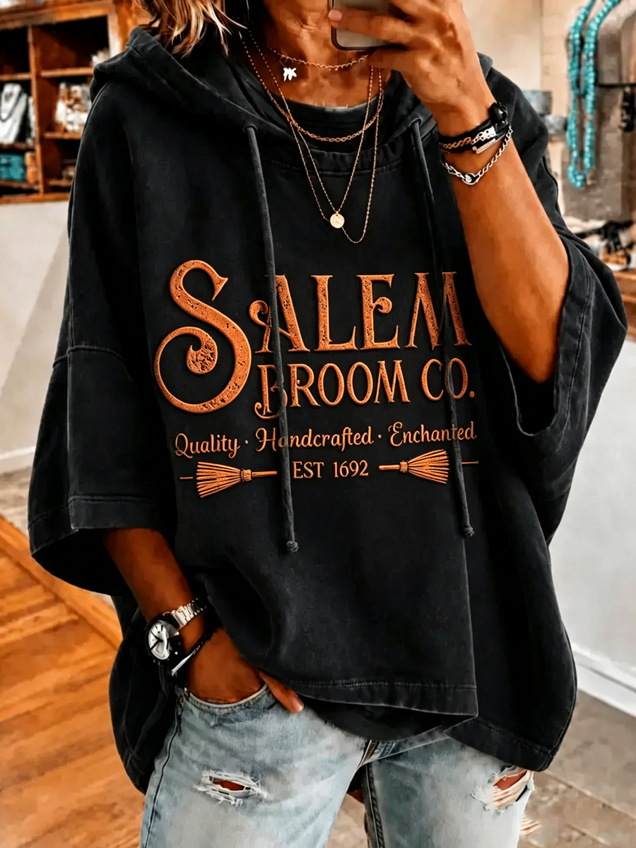 Women's Halloween 1692 They Missed One Printed Hoodie