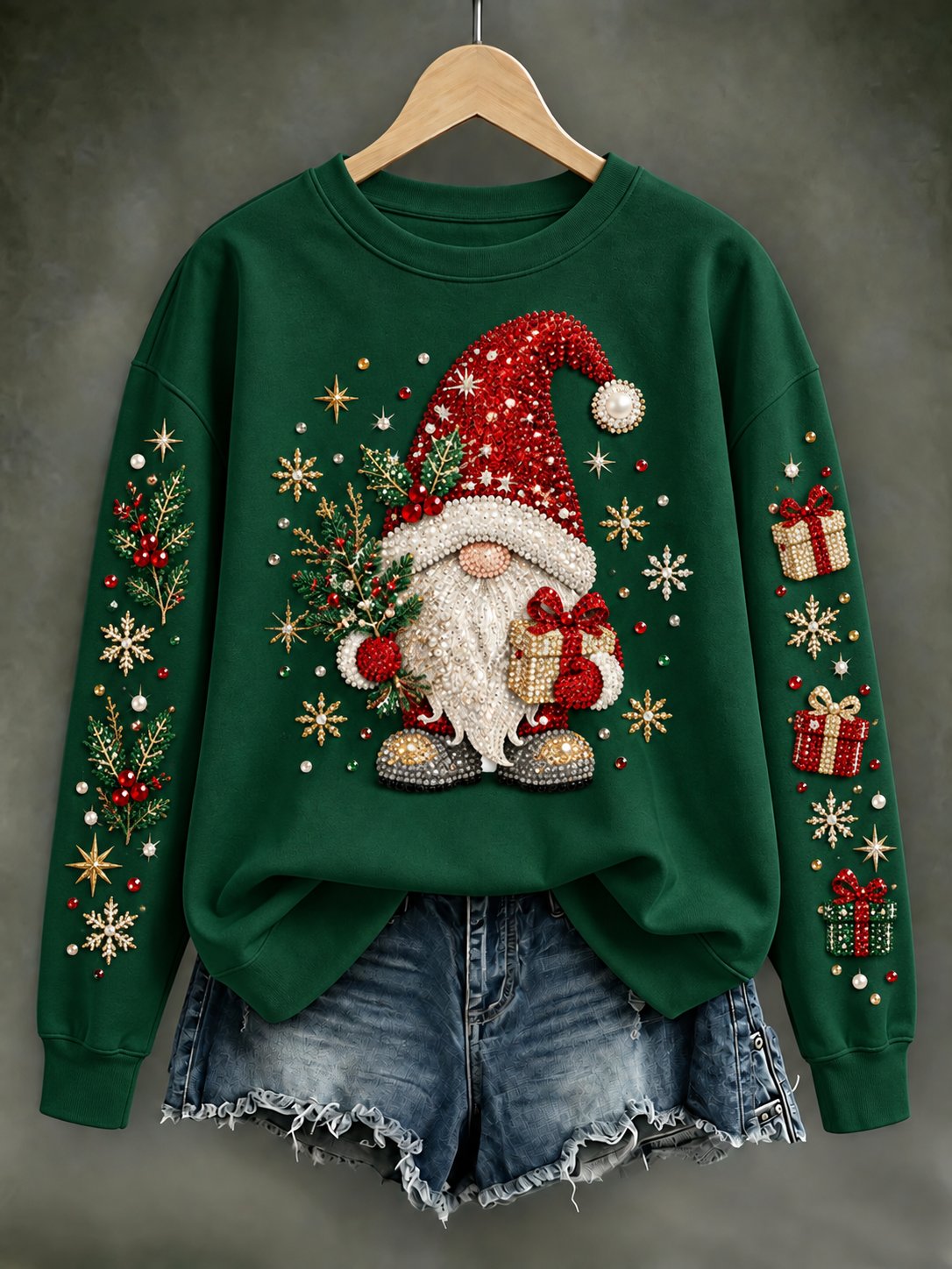 Women's Christmas Print Sweatshirt