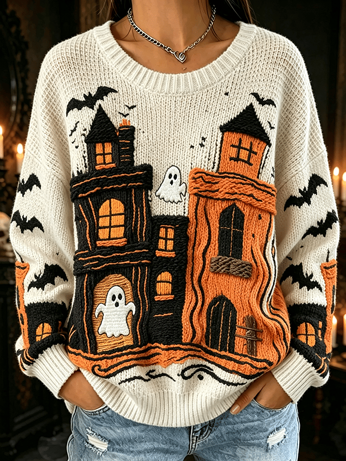 Women's Halloween Comfortable Sweatshirt
