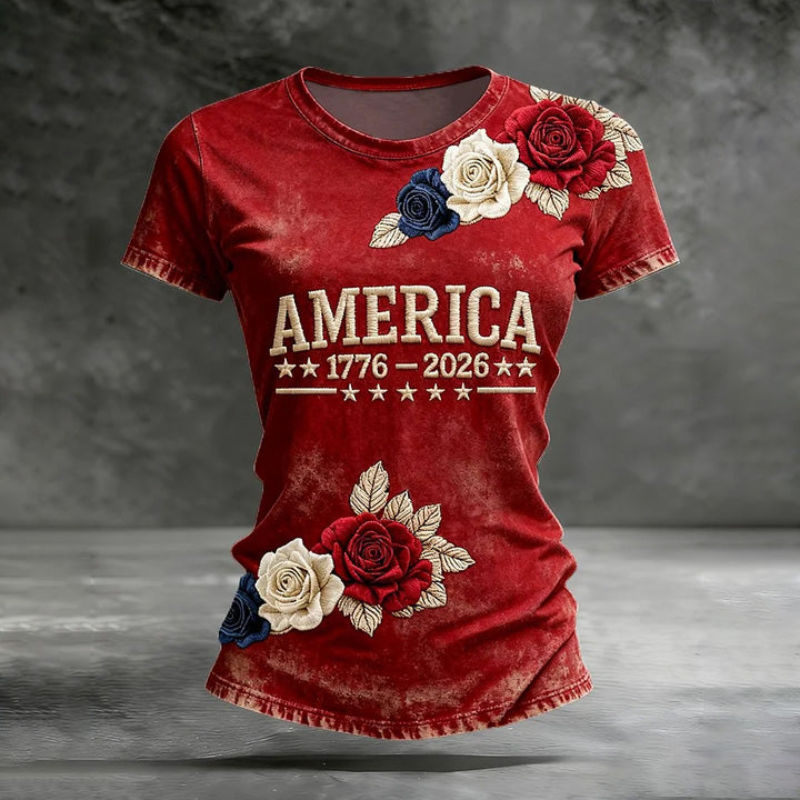Women's America 250th Anniversary Print T-Shirt