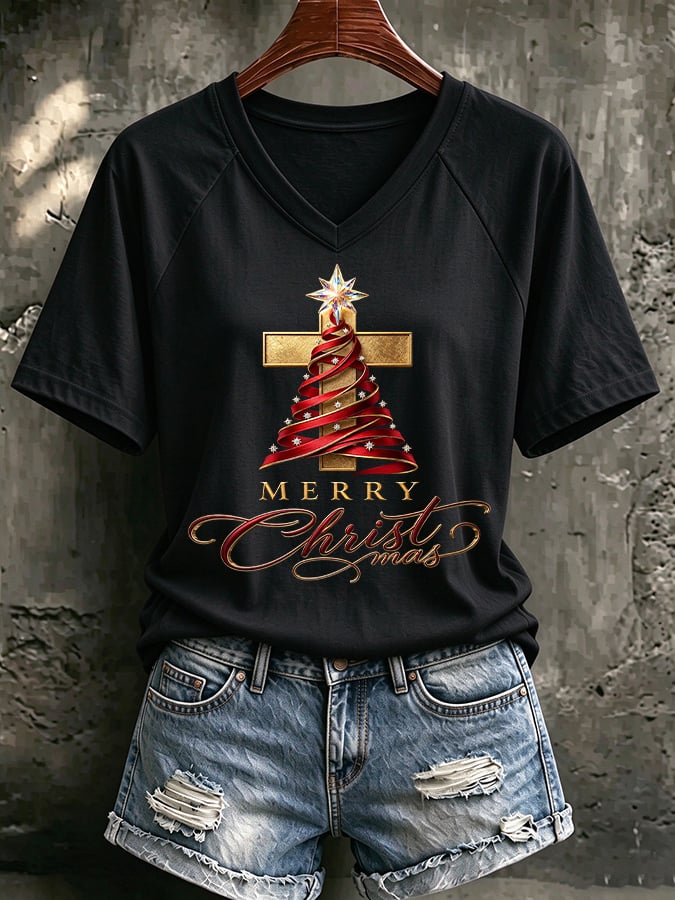 Women's Casual Printed Short-Sleeve T-Shirt