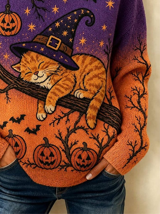 Women'S Casual Printed Sweatshirt