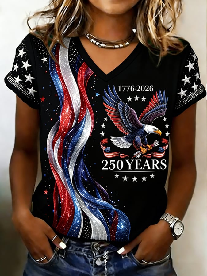 Women's American 250th Print T-Shirt