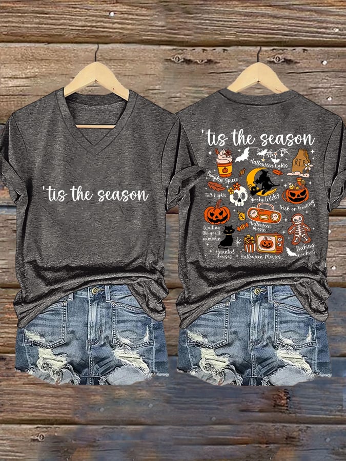 Women's Casual Halloween T-shirt