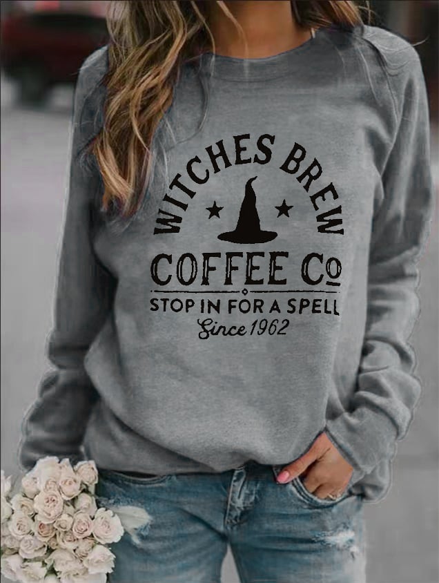 Letter Print Long Sleeve Sweatshirt