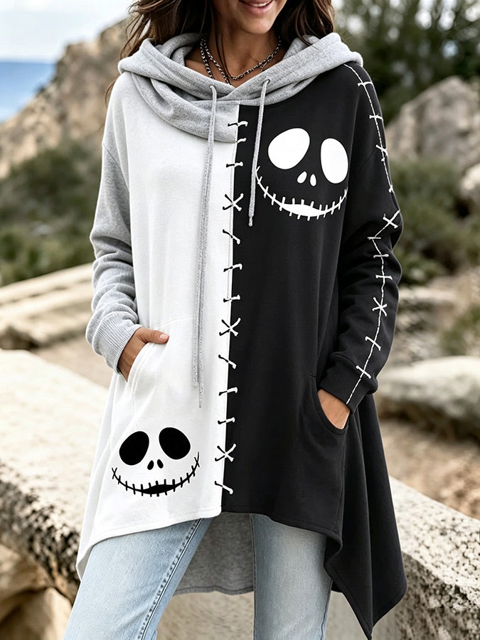 Women'S Casual Halloween Pumpkin Monster Irregular Sportswear