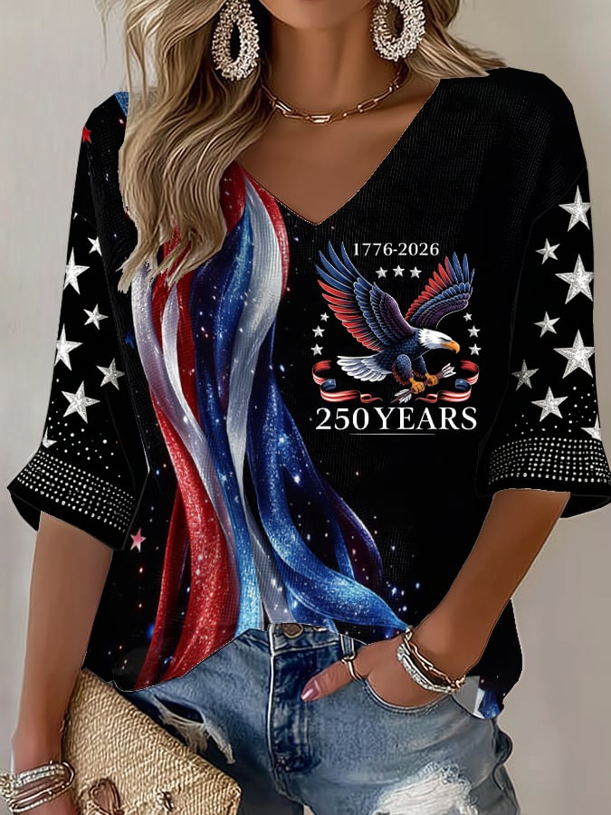 Women's American 250th Print T-Shirt