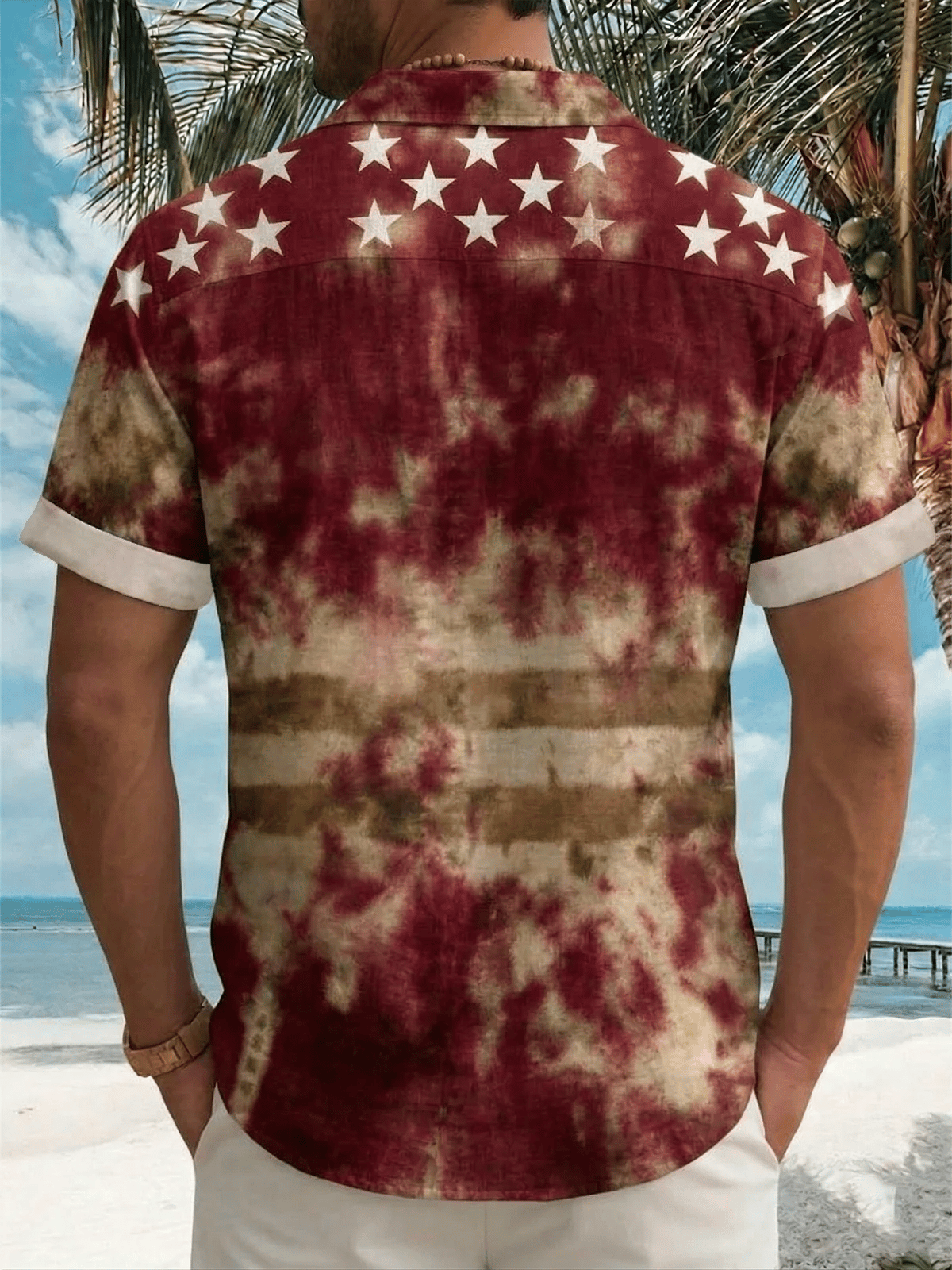 Men's America 250 Print Short Sleeve Shirt