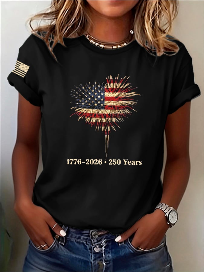 Women's Casual 250th Anniversary Commemorative T-shirt