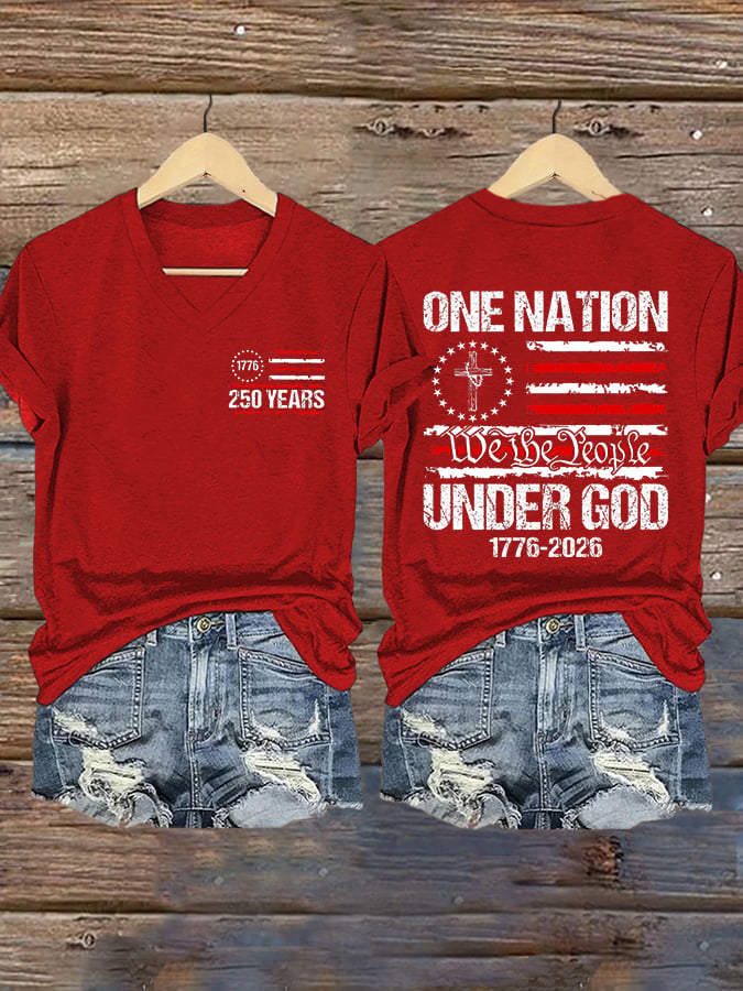 Women's Casual Printed Short-Sleeve T-Shirt