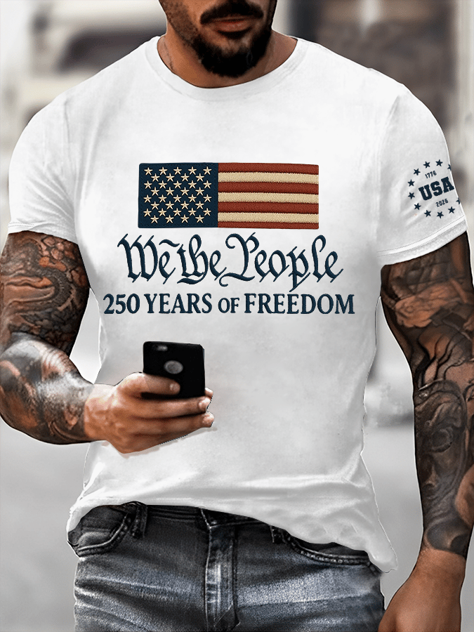 Men's Casual Printed T-shirt