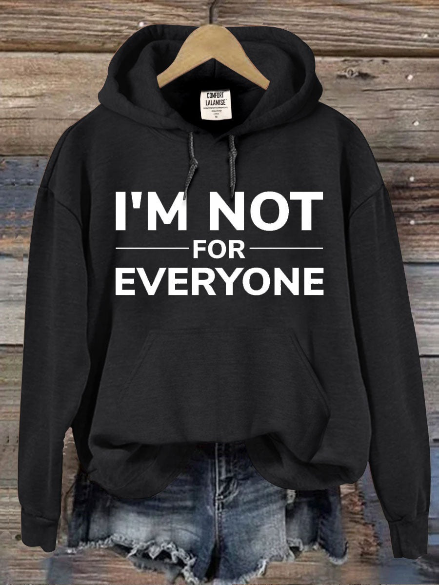 I Am Not For Everyone Art Print Casual Short Sleeve T-shirt
