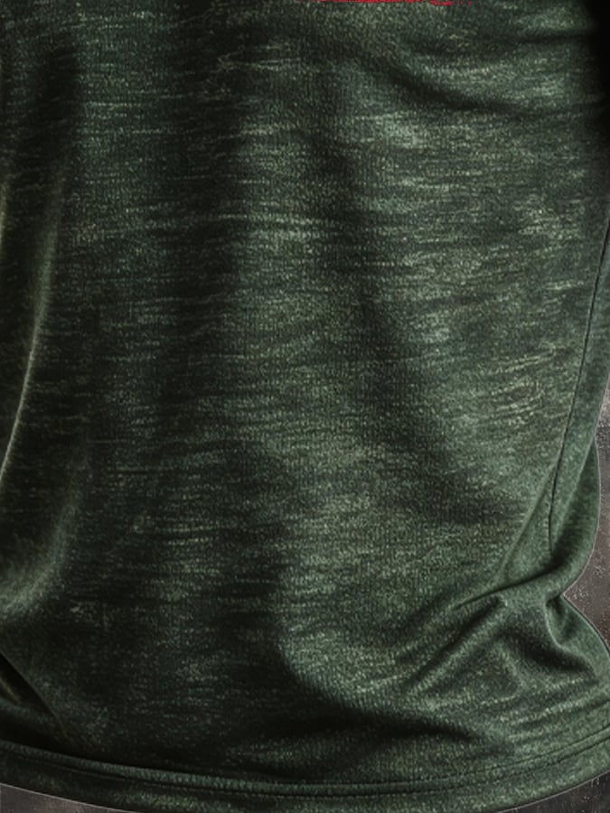 Men's Vintage 100% Pure Cotton Slub Stretch T-Shirt