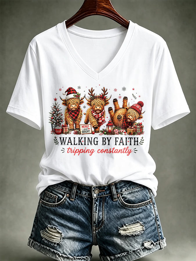 Women's Casual Printed T-shirt