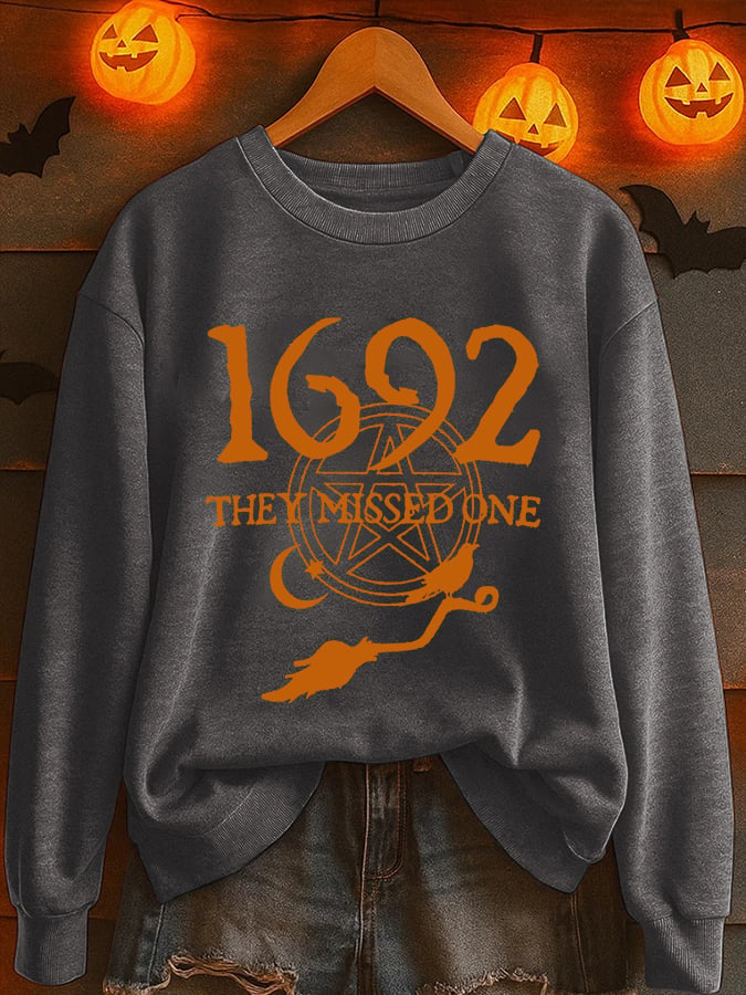Women's 1692 They Missed One Printed Sweatshirt