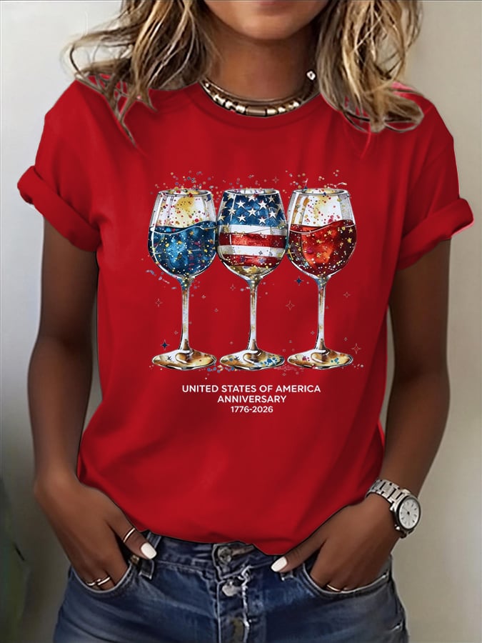 Women's America 250th Anniversary United We Stand America T-shirt