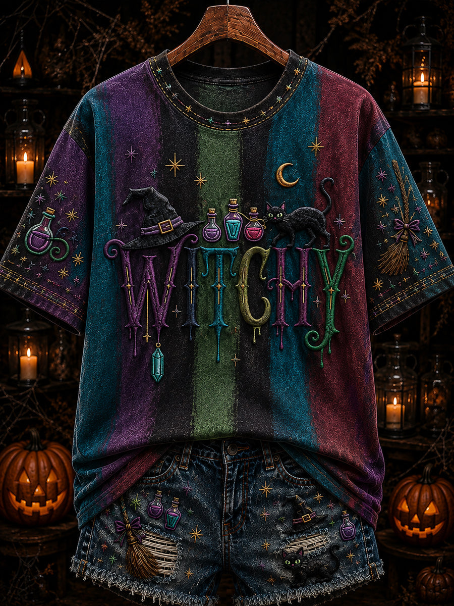Women's “WITCHY” Printed T-shirt