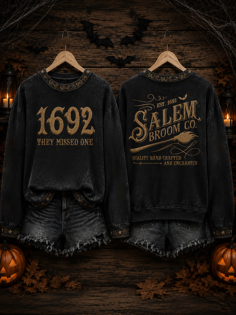 Women's “1692 THEY MISSED ONE” Print Sweatshirt