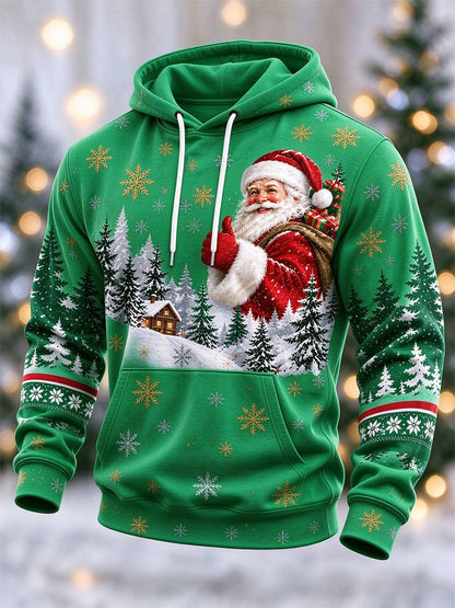 Men's Casual Christmas Hooded