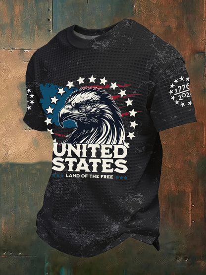 Men's American 250th Anniversary Print Casual Top