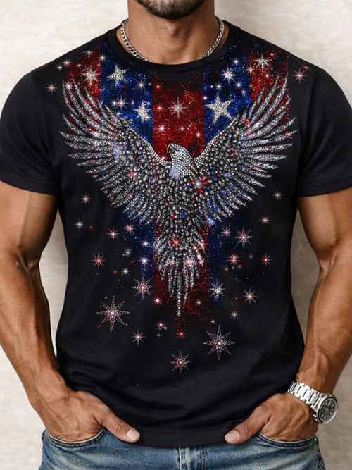 Men's 250th Anniversary Printed Crew Neck T-shirt