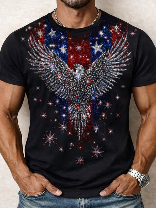 Men's 250th Anniversary Printed Crew Neck T-shirt
