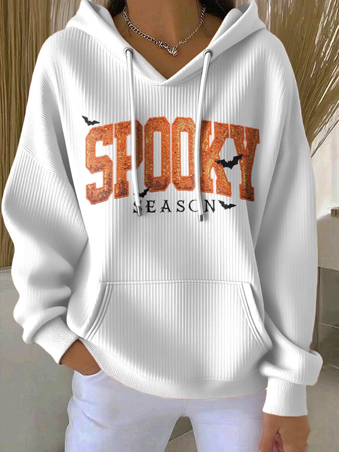 🔥HOT SALE🔥Women's Halloween Print Casual Hoodie