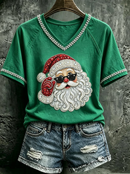 Women's Christmas Print T-Shirt