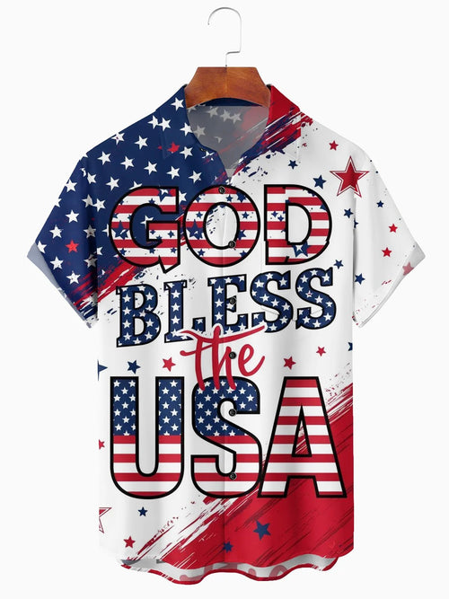 Men's America 250 Print Short Sleeve Shirt
