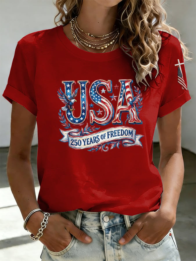 Women's Casual U.S. 250th Anniversary T-Shirt