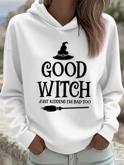 Women's Good Witch Print Sweatshirt