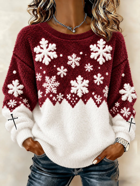 Women's Christmas Print Sweatshirt