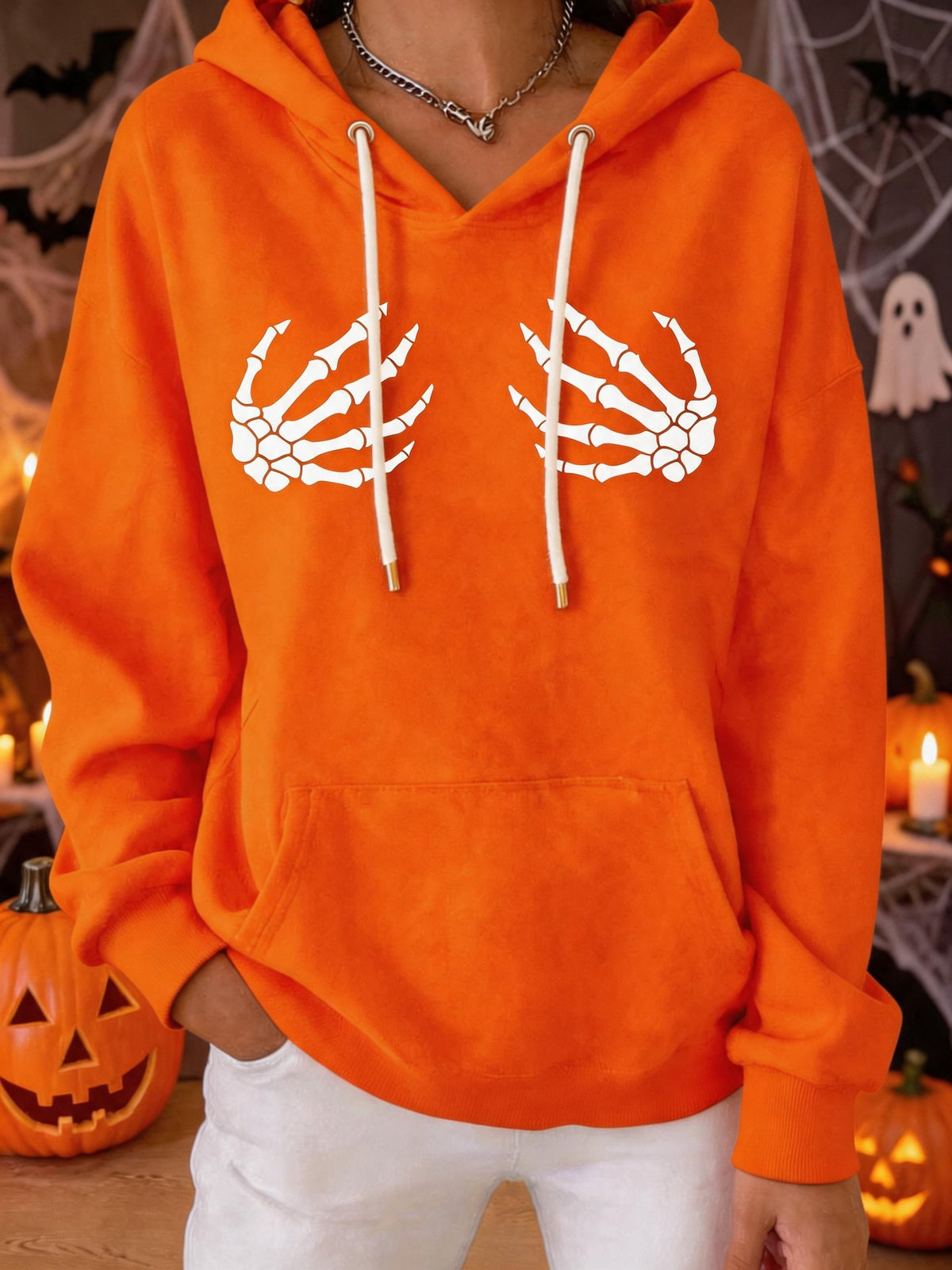 Women's Casual Print Hoodie