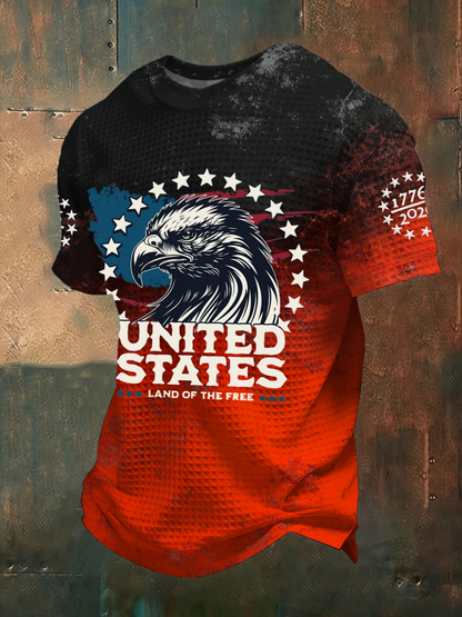 Men's American 250th Anniversary Print Casual Top