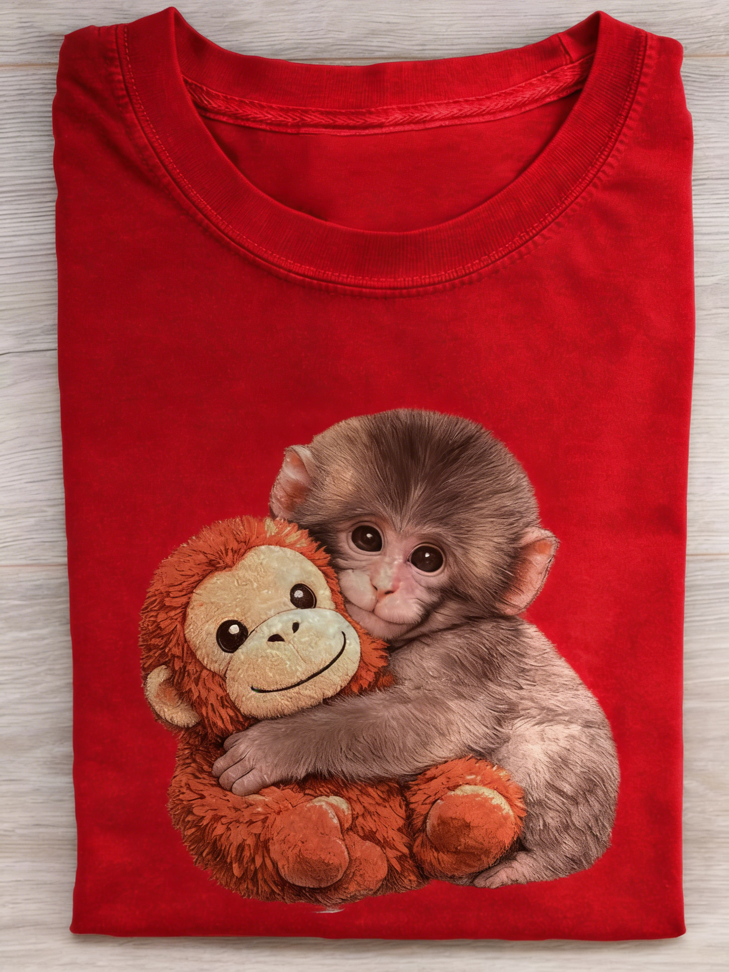 Punch The Monkey Art Print T-shirt