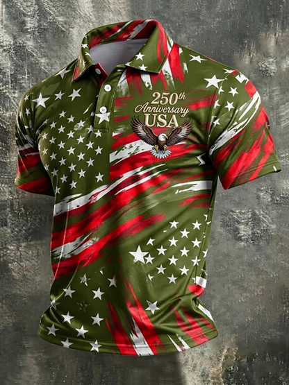 Men's 250th Anniversary Print Business Top