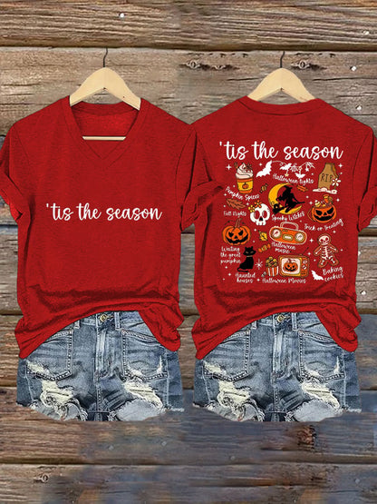 Women's Casual Halloween T-shirt