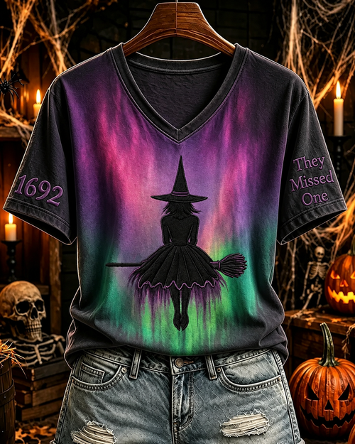 Women's Halloween Print T-Shirt