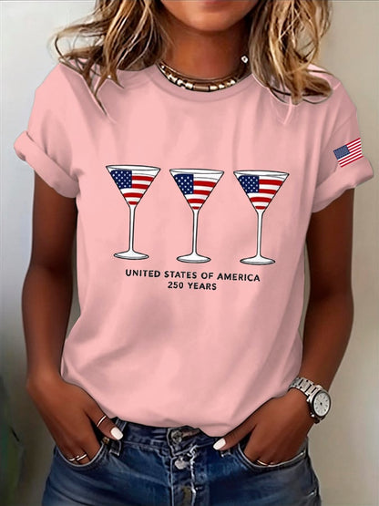 Women's America 250th Anniversary  T-shirt