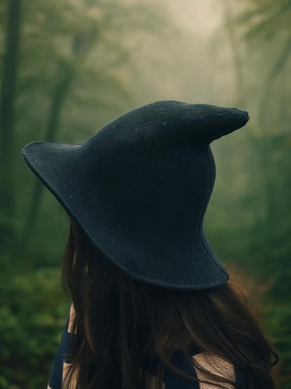 🔥HOT SALE🔥Halloween wool knitted witch hat
