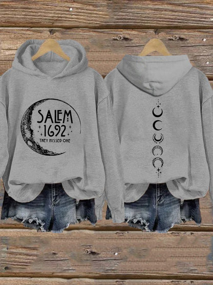 Women's Salem 1692 They Missed One Casual Hooded Sweatshirt