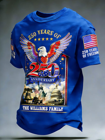 Men's American 250th Anniversary Print Top