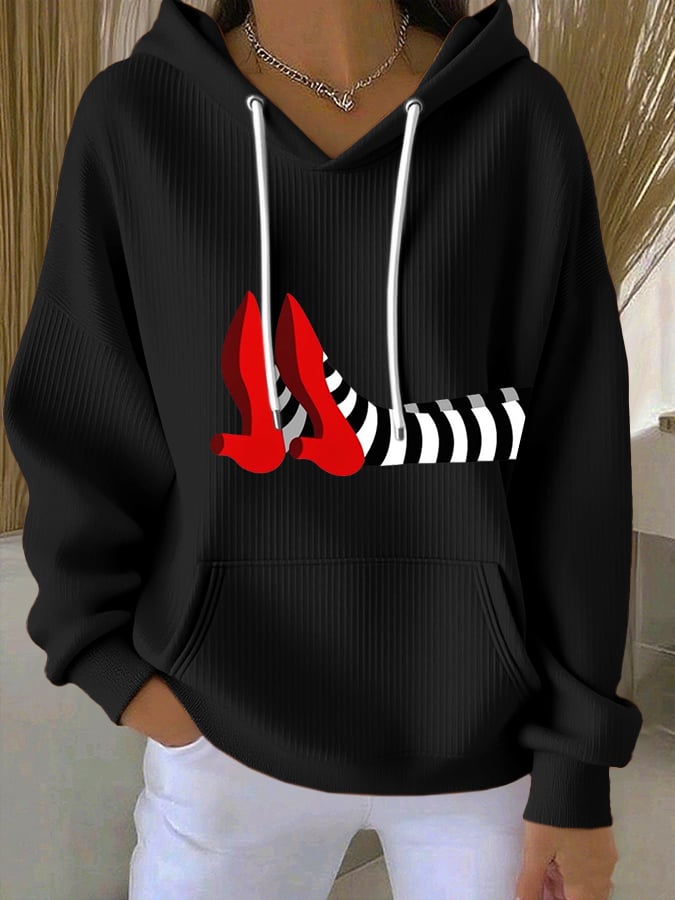 🔥HOT SALE🔥Women's Halloween Print Casual Hoodie