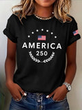 Women's American 250 Anniversary  T-Shirt